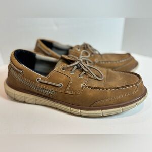 Dockers Brown Leather Boat Shoes Men’s Size 13